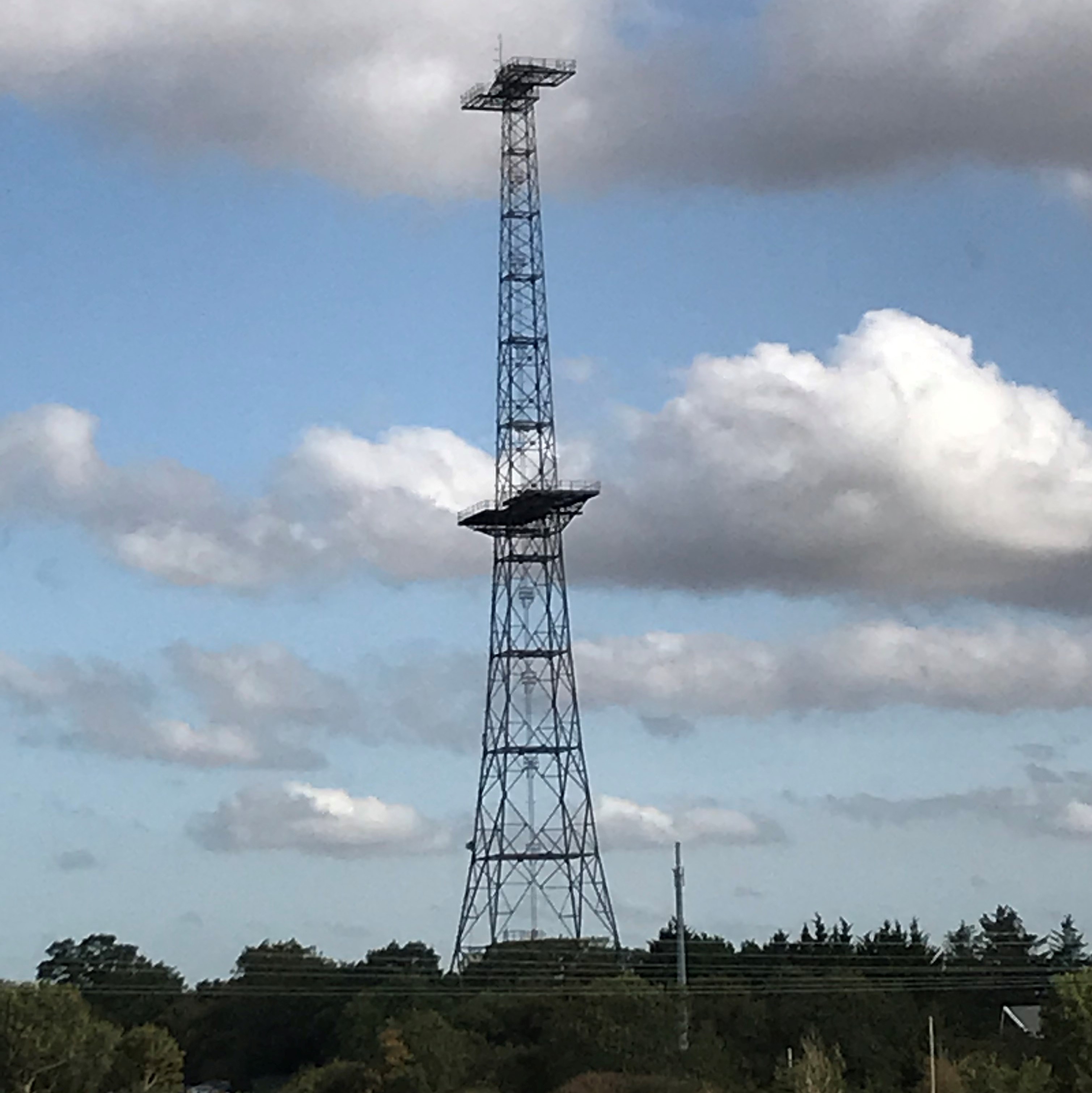 The Chain Home radar tower in Essex