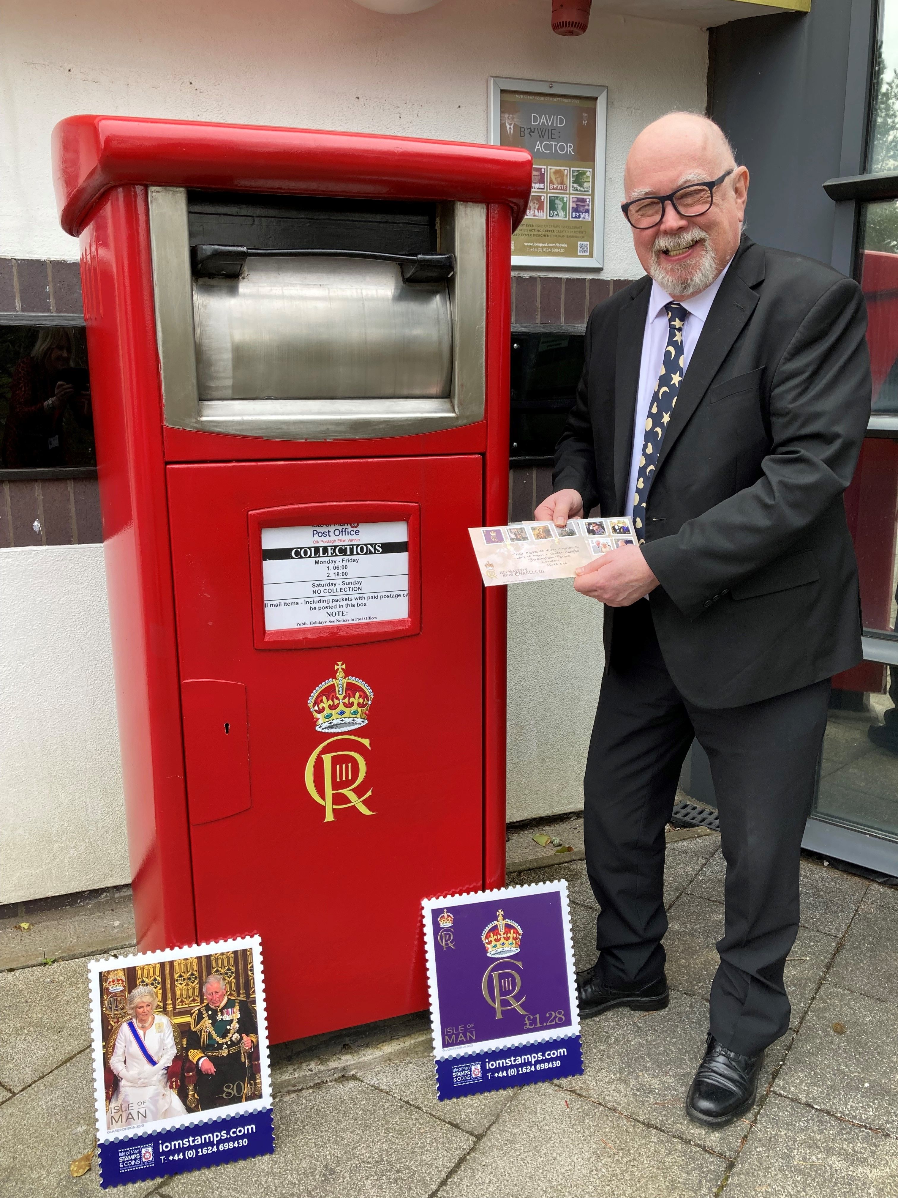 The first ‘CRIII’ cypher was featured on a post box on the Isle of Man.