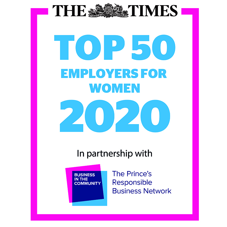 The Times Top 50 Employers for Women 2020