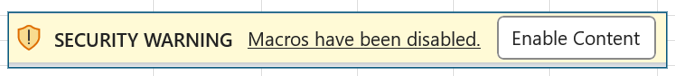 security warning screenshot