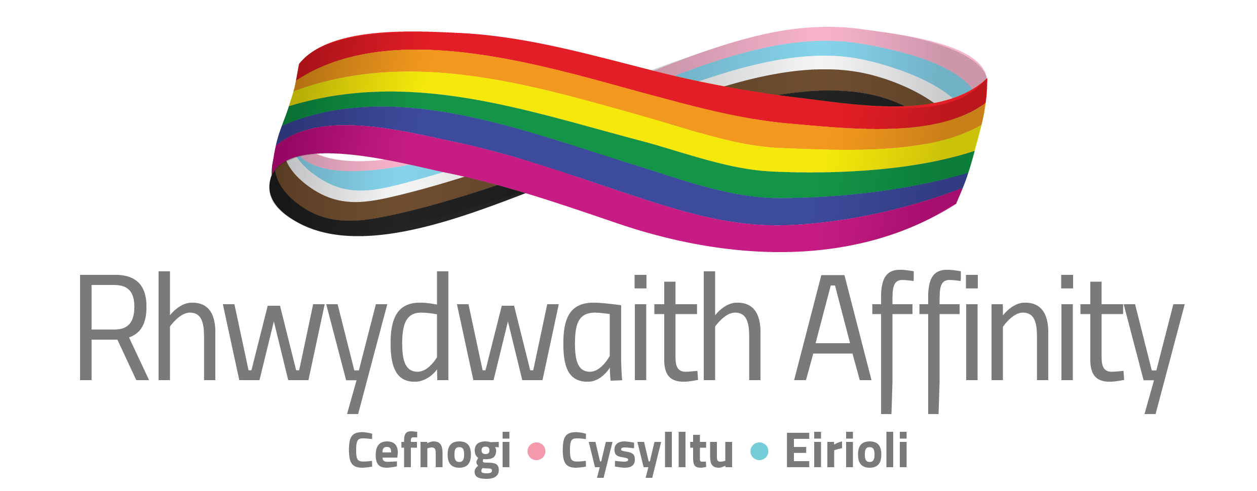 Logo - Rhwydwaith Affinity. Cefnogi. Cysylltu. Eirioli.