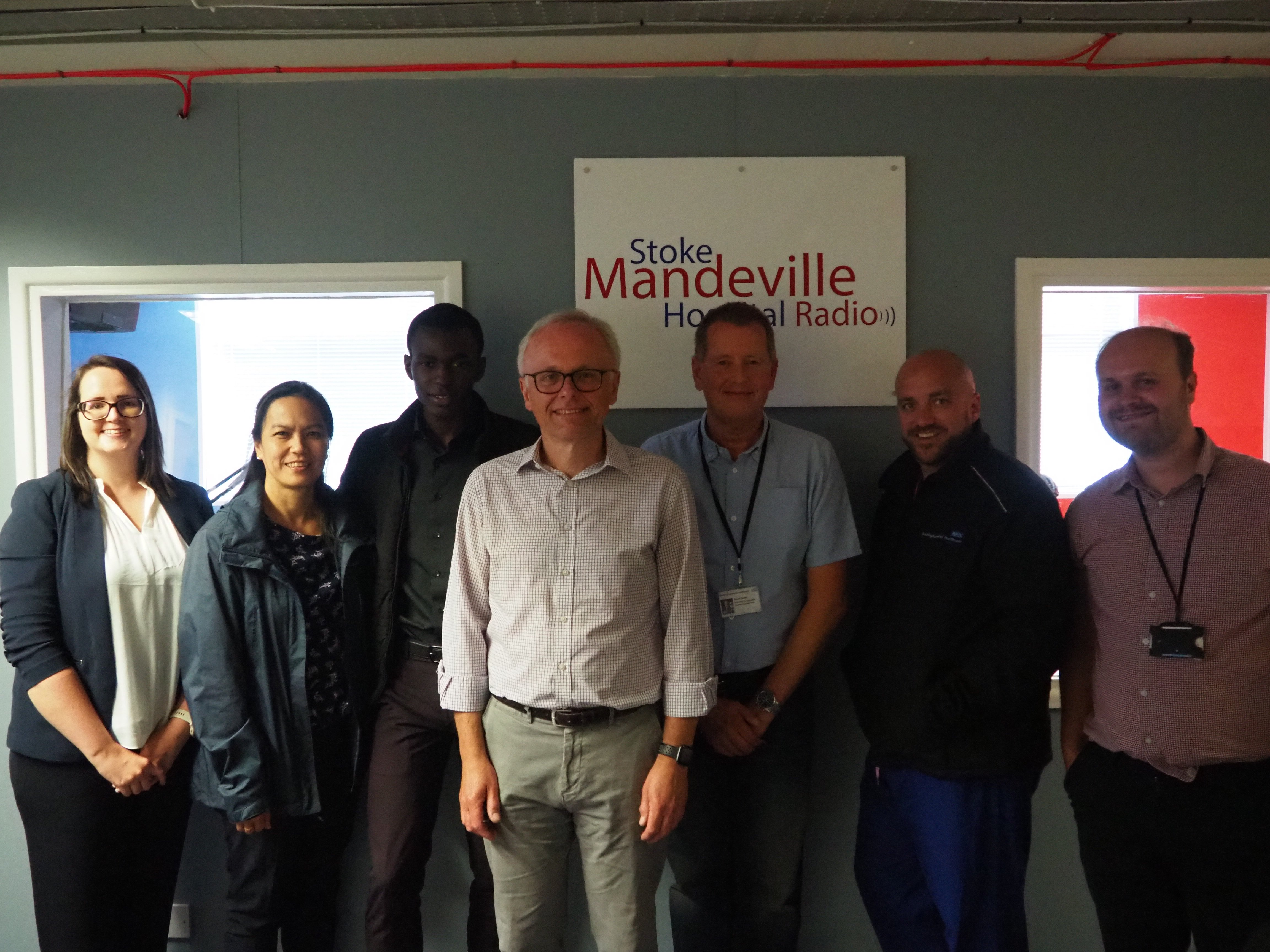 SMHR and Ofcom teams visit hospital