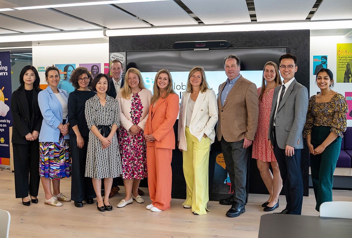 From left to right: Soyoung Park (Korea Communications Standards Commission, Republic of Korea); Ella Serry (eSafety Commissioner, Australia); Camilla Bustani (Ofcom, UK); Eun-hee Choi (Korea Communications Standards Commission, Republic of Korea); Owen Bennett (Ofcom, UK); Niamh Hodnett (Coimisiún na Meán, Ireland); Julie Inman Grant (eSafety Commissioner, Australia); Gill Whitehead (Ofcom, UK); Declan McLoughlin (Coimisiún na Meán, Ireland); Jenna Omassi (Ofcom, UK); Yong-bae Lee (Korea Communications Standards Commission, Republic of Korea); and Shraddha Rathi (Ofcom, UK).