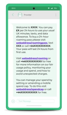 Provider-text-message