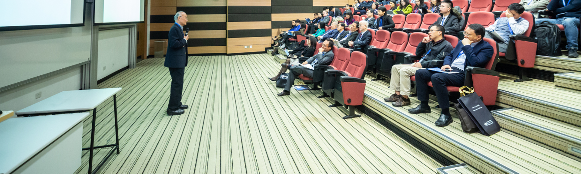 Man giving speech