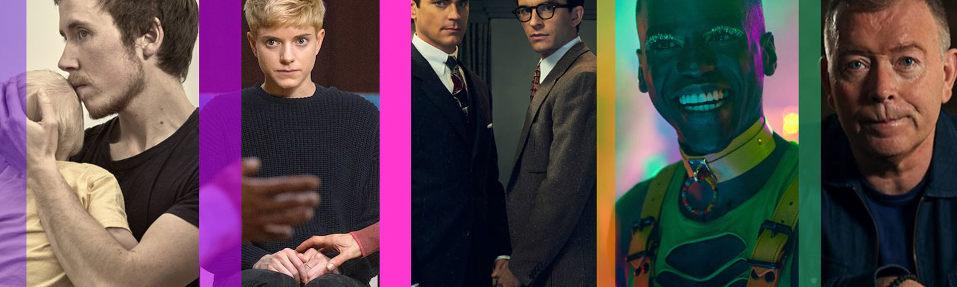 A collage of LGBTQ+ public figures