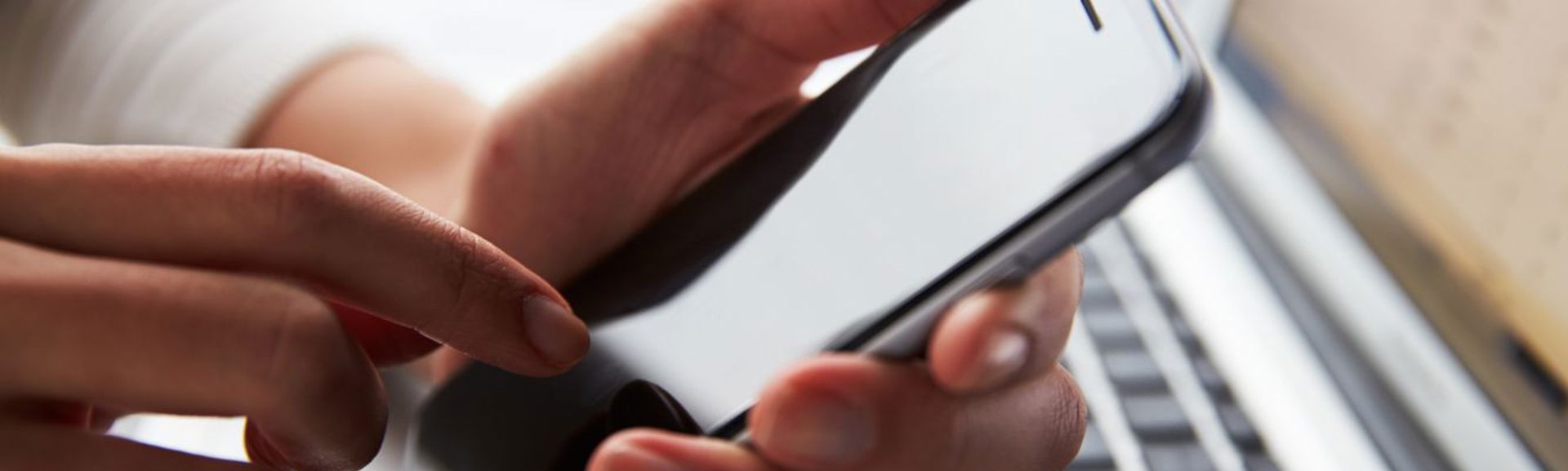 someone holding phone