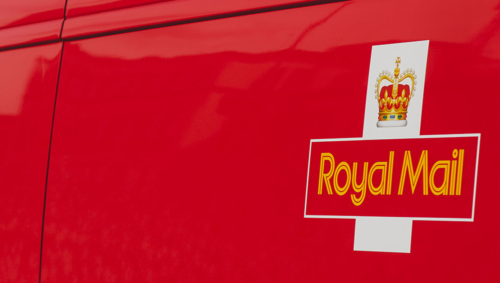 Royal Mail van close-up