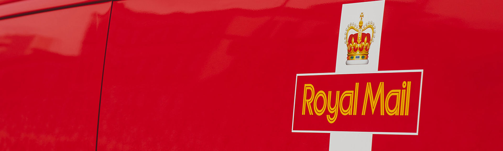 Royal Mail van close-up