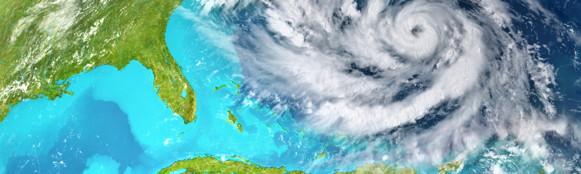 A photo of planet earth from space with a weather system visible