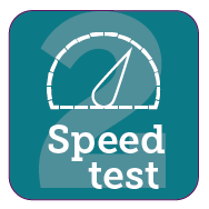 Test the speed on your broadband line