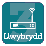 Symudwch eich llwybrydd fel nad yw ar bwys dyfeisiau eraill