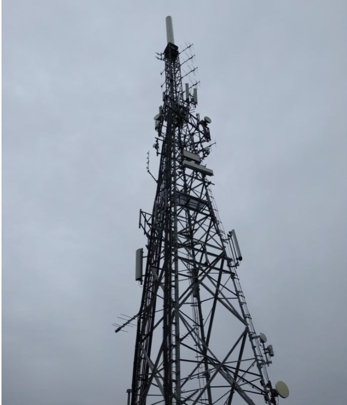 Saddleworth Tower, a mast in north west England