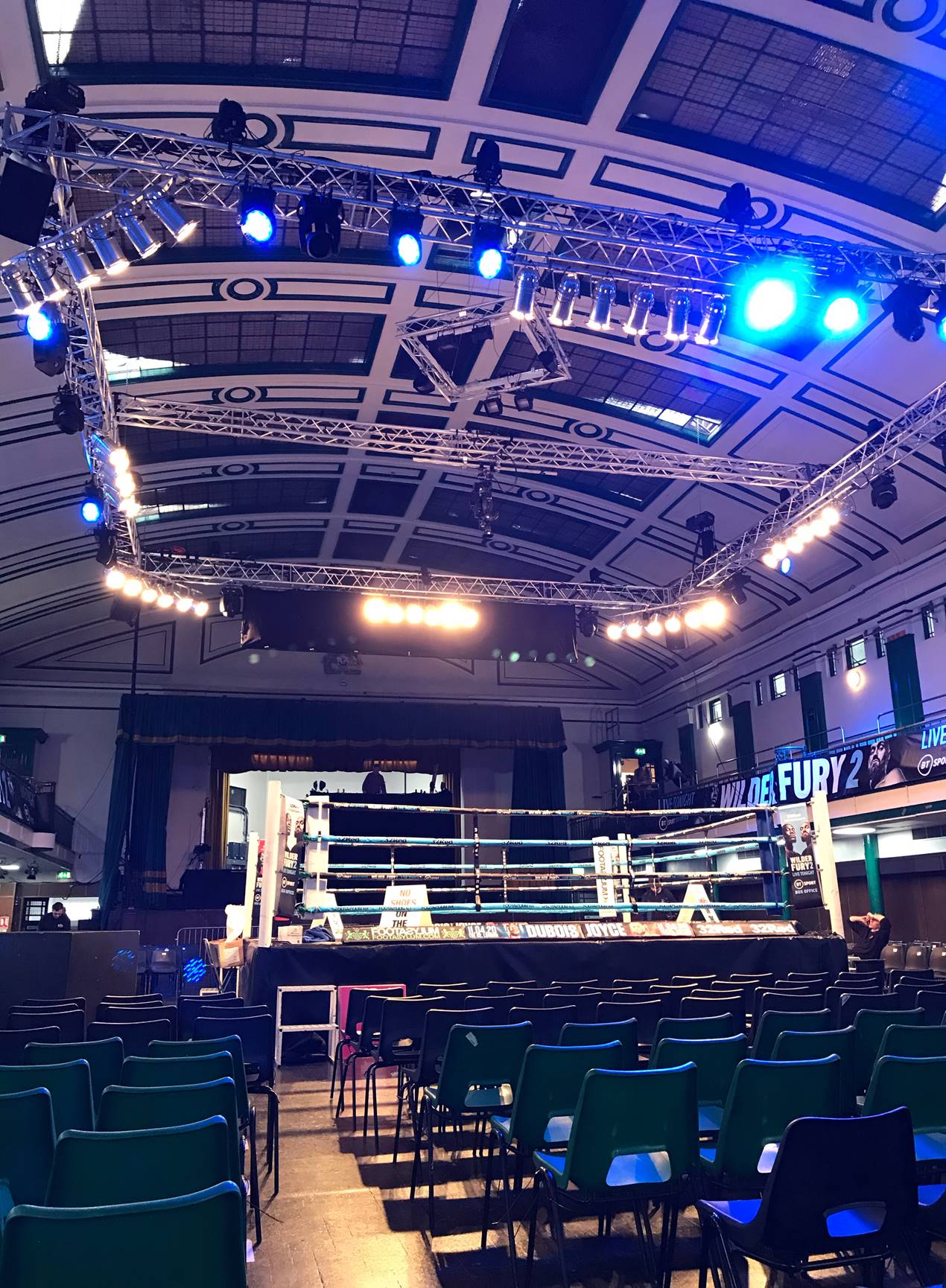 Boxing event at York Hall